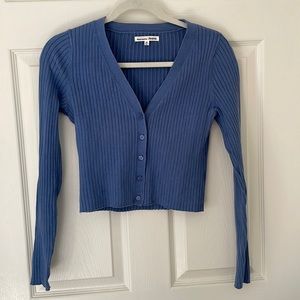 Blue reformation top/cardigan